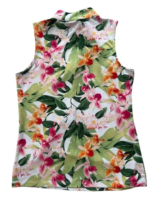 Tommy Bahama Active Sleeveless Top Floral Women’s Size Small - Picture 2 of 4